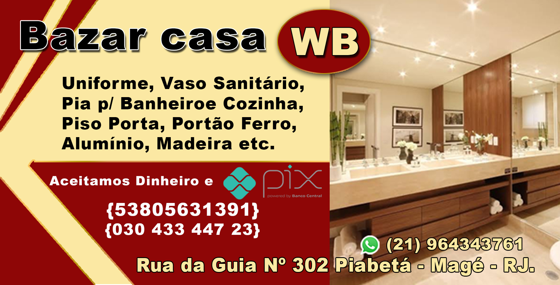 BAZAR CASA WB