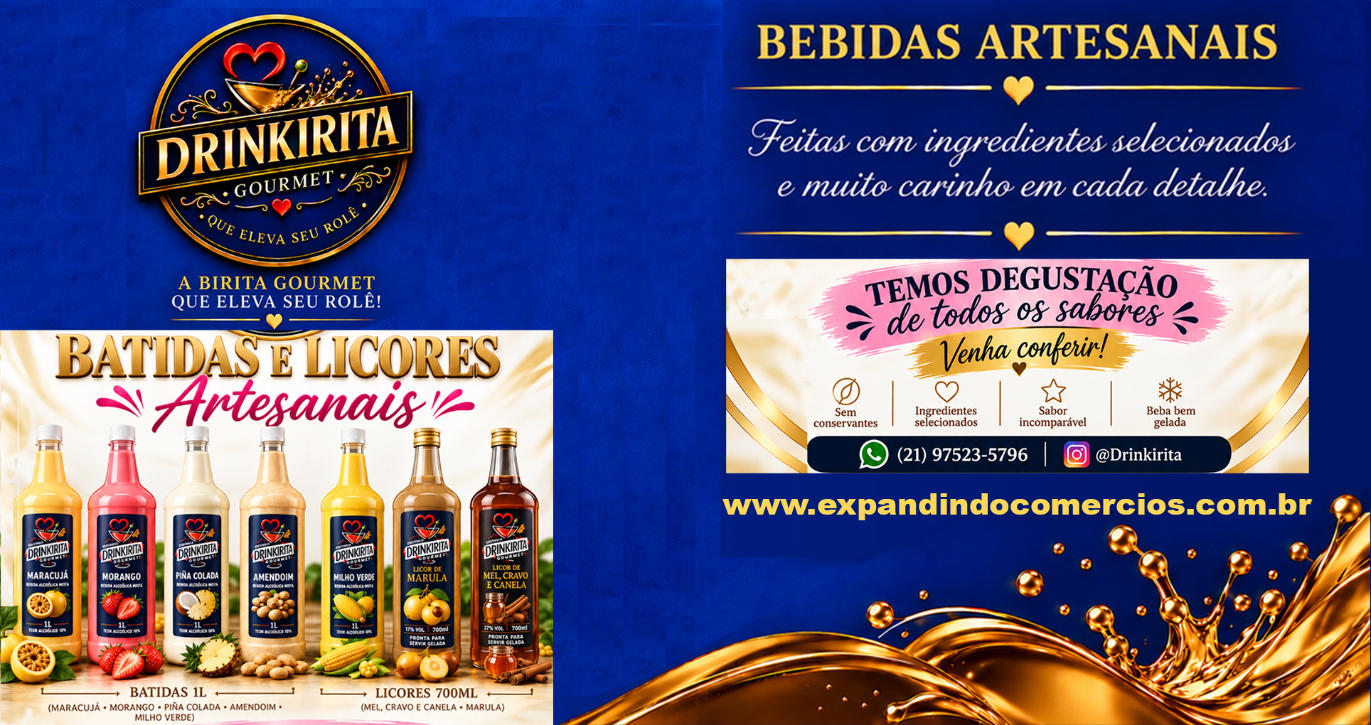 BEBIDAS ARTESANAIS DRINKIRITA
